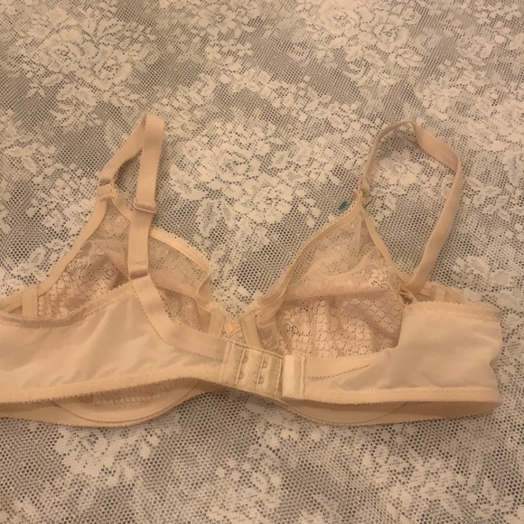 CHANTELLE 30C NEW NUDE LACE BRA UNPADDED - Picture 3 of 7